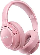 BERIBES Bluetooth Headphones Over Ear, 65H Playtime and 6 EQ Music Modes Wireless Headphones with Microphone, HiFi Stereo Foldable Lightweight Headsets, Deep Bass for Home Office Cellphone PC Ect.