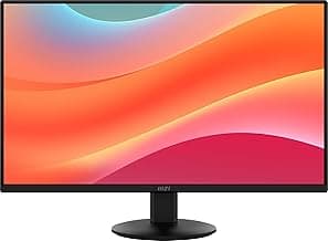 msi PRO MP272LE 27-inch IPS 1920 x 1080 (FHD) Computer Office Monitor, 100Hz, Adaptive Sync, HDMI, DisplayPort, Tilt, 4-Side Slim Bezel 1ms, Black