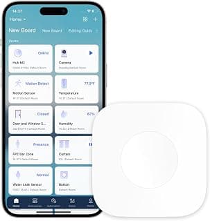 Aqara Zigbee Wireless Mini Switch, Works with HomeKit Google Home Alexa | Smart Button Requires Aqara Hub, Versatile 3-Way Control Button for Smart Home Devices, Works with IFTTT