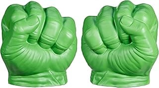 Marvel Hulk Gamma Smash Fists, Soft Foam Role Play Toy, Avengers Super Hero Toys for Kids Ages 5 and Up