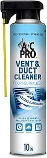 InterDynamics Certified A/C Pro Vent and Duct Cleaner, Professional Strength Odor Eliminator for Cars, Truck, HVAC, 10 Oz
