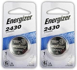 Energizer CR2430 Lithium Coin Button Cell Battery (English Manual) Pack of 2