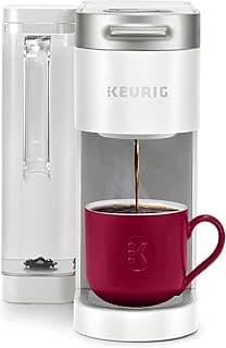 Keurig K-Supreme Single Serve K-Cup Pod Coffee Maker, MultiStream Technology, 4 Brew Sizes, 66oz Dual-Position Removable Reservoir, White | MultiStream Technology, 4 Brew Sizes, Dual-Position Removable Reservoir