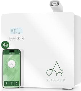 2025 Upgraded 3500 Sq.Ft Smart Scent Diffuser - HVAC System | Whole House Aroma & Hotel Collection Diffuser, Waterless Diffuser for Home Large Room, Cold Air Tech, 600mL (White)