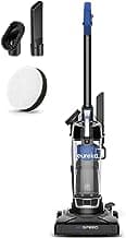 Eureka NEU10AE5 Powerful Bagless Upright Vacuum Cleaner Carpet and Floor, AirSpeed Ultra-Lightweight Vacuum Cleaner, w/ Replacement Filter, Blue | Senior-Friendly 7.7 lb Pet Hair Upright Vacuum, Carpet & Hard Floor, Brush, Crevice Tool, Washable Filter, Blue