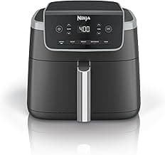 Ninja Air Fryer Pro, 5 Qt, 5-in-1, Grey, AF142 | Air fry, bake, roast, reheat, dehydrate, 1750W, 400F max, Fits 4 lbs fries, Dishwasher-safe