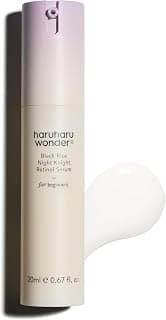 haruharu wonder Black Rice Night Knight Retinol Serum, 0.67 fl. oz, Firming