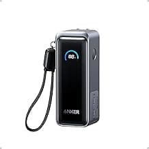 Anker Prime Power Bank, 9,600mAh Battery Pack with 65W Output Wall Charger, Supports PD 3.0 and PPS, 30W Fast Recharging, Sleek Portable Charger for MacBook Pro, iPhone 17/16 Series, Galaxy, iPad | PD 3.0 and PPS, 30W Fast Recharging, Sleek Portable Design for MacBook Pro, iPhone 15 Series, Galaxy, iPad, and More
