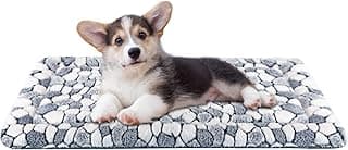 VANKEAN Reversible Crate Pad Cool/Warm Washable for Small Pets Grey