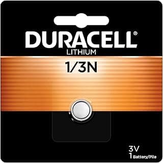 Duracell 1/3N 3V Lithium Battery, 1 Count, 10-Year Storage, Watch & Camera