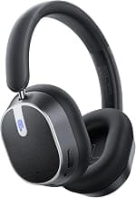 Active Noise Cancelling Headphones 120H Playtime Bluetooth 6.0 Wireless Headphones with Power Display & 6-Mic ENC Calls, 360° Spatial Audio Over Ear Headphones Foldable Headset for Travel Office Game