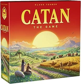 CATAN Board Game (6th Edition) Trade, Build & Settle in the Classic Strategy Game for Family, Kids & Adults, Ages 10+, 3-4 Players, 60-90 Min Playtime | Trade, Build & Settle in the Classic Strategy Game for Family, Kids & Adults, Ages 10+, 3-4 Players, 60-90 Min Playtime