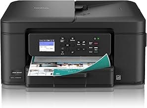 Brother Work Smart 1360 Wireless Color Inkjet All-in-One Printer with Automatic Duplex Printing and 1.8” Color Display | Includes Refresh Subscription Trial(1) (MFC-J1360DW) (Uses LC501 Series Inks) | Verified Features: Wireless and USB-B Connectivity, Print, Copy, Scan, Automatic Two-Sided Printing, 150-Sheet Input Tray
