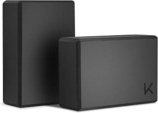 KEEP Yoga Block, High-Density EVA Foam 2 Pack Yoga Block with Non-Slip Textured Surface, Supportive, Lightweight - Ideal for Yoga