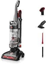 Hoover WindTunnel Cord Rewind Pro Bagless Vacuum Cleaner, Upright | For Carpet and Hard Floor, Multi-Cyclonic Filtration, 25ft Auto-Rewind Cord, 5-Height Adjustment