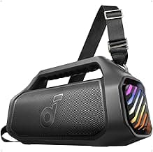 Soundcore Boom 2 Plus Portable Speaker By Anker, 140W, 2+2 Channel Audio | IPX7 Waterproof, BassUp 2.0, 20H playtime, fast charge, RGB lights, power bank, Bluetooth 5.3, camping & beach use