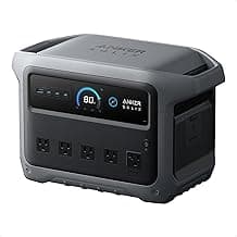 Anker SOLIX C1000 Gen 2 Portable Power Station, 1,024Wh, 2,000W, Camping | 1,024Wh LiFePO4 Battery, Full Charge in 49 Min, 2,000W Solar Generator (Peak 3,000W) for UPS, Outdoor and Emergency Use