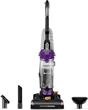 Eureka NEU182B PowerSpeed Bagless Upright Vacuum Cleaner, Purple | Upright Vacuum, 5-Height Brush Roll Adjust, 12.6" wide cleaning path, Pet Hair, Carpet & Hard Floor Cleaner,Purple