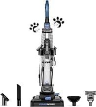 Eureka PowerSpeed Lightweight Upright Vacuum Cleaner for Carpet and Hard Floor, Powerful Bagless Upright Vacuum Cleaner for Home Pets, NEU181A, Blue