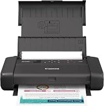 Canon PIXMA TR160 Wireless Portable Lightweight Compact Printer, 50-Sheet Paper Tray and 1.44" Display - Print On-The-Go