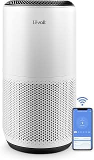 LEVOIT Smart Air Purifiers for Home Large Room Up to 1733 Ft² Core 400S-P | HEPA Sleep Mode, AHAM VERIFIDE, Auto Mode, Air Quality Monitor, 3-in-1 Filter For Pet Allergy, Smoke, Dust, ChildLock, White