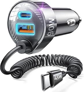 LISEN 90W for iPhone 17 16 15 Pro Max Car Charger USB C Fast Charge | Super Fast for iPhone 17e 16e Cigarette Lighter USB C Adapter for iPhone 17 Pro Max,Samsung Galaxy S26 Ultra, Car Accessories