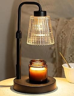 GODONLIF Candle Warmer Lamp with Timer, Birthday Gifts for Women Home Decor | 24h Cycle Timer Dimmable Wax Melt Warmer with 2 Bulbs, Fall Decor for Home Living Room Halloween Decorations Gifts for Mom