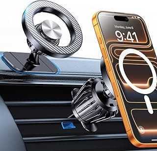 for Magsafe Car Mount【20 Strong Magnets】Magnetic Phone Holder for Car Phone Holder Mount Dash Mounted Holders Cell Phone Holders for Your Car Accessories for Women Men for iPhone 17 16 15 14