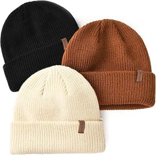 FURTALK Toddler Beanie Baby Beanies Kids Winter Hats Children Knit Warm Cap | 100% Soft Acrylic, Cozy Double Layer Warmth, Elastic Zero-Pressure Fit, Growing 3 Sizes (0-8Y), Multicolor Packs