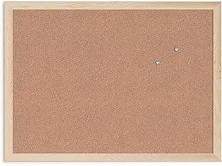 U Brands Cork Bulletin Board, 18" x 24" Inches, Light Birch Wood Frame (265U00-01)