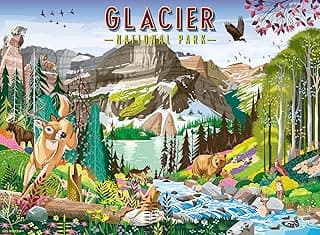 Ravensburger Glacier National Park 500 Piece Puzzle for Adults