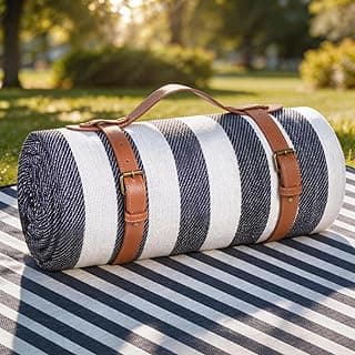 80" x 80" Picnic Blanket Extra Large, Waterproof and Foldable Beach Blanket | Waterproof and Sandproof
