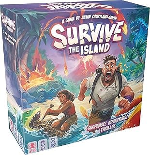 Survive The Island Board Game (2024 Edition) | Thrilling Escape Adventure with New Monsters! Fun Strategy Game for Kids & Adults, Ages 8+, 2-5 Players, 45 Mins