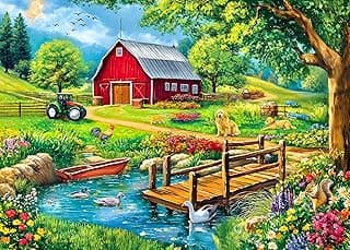 500 Piece Puzzle for Adults - Jigsaw Puzzles - Spring Farm