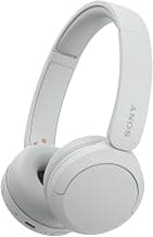 Sony WH-CH520 Wireless On-Ear Bluetooth Headphones with Microphone, White