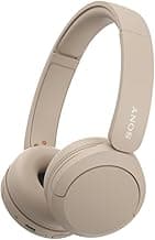 Sony WH-CH520 Wireless On-Ear Bluetooth Headphones with Mic, Cappuccino | Comfortable Lightweight Design, Up to 50 Hrs Battery with Quick Charging, Multipoint Connection, Clear Calls, Swivel design