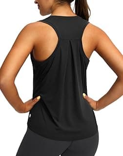 G Gradual Women's Workout Tops Racerback Athletic Tank Tops | Sleeveless, Loose Fit, Crew Neck, Ultra-soft, Moisture Wicking, Yoga Running Gym Shirts for Women