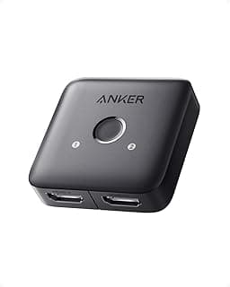 Anker HDMI Switch, 2 in 1 Out HDMI Switcher, Monitor Switch with 4K@60Hz | Smooth Finish, Supports HDR/3D/Dolby, for Laptops/PC/Xbox/PS5/PS4/Projector, and More