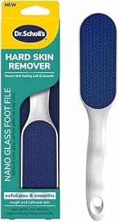 Dr. Scholl's Foot Callus Remover, Nano Glass Foot File, Soft Smooth Feet