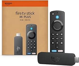 Amazon Fire TV Stick 4K Plus with AI-powered Fire TV Search, Wi-Fi 6, stream hundreds of thousands of movies and shows, free & live TV, find shows faster with Alexa+