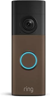 Ring Battery Doorbell 2K (newest model) Retinal 2K with wide-angle video, up to 6x Enhanced Zoom, Two-Way Talk, and Built-In Battery, Matte Mocha