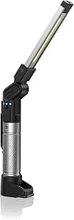 HOTLIGH Magnetic Work Light - 800 Lumens Rechargeable Work Light with Multifunctional Foldable Design, 2200 mAh Mechanic Light, 3 Lighting Modes Magnetic Flashlight for Car Repairing/Emergency, 1 Pack