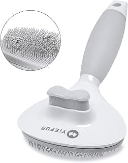 Cat Hair Brush,Cat Brush for Shedding,Soft Silicone Self Cleaning Brushes for Short and Long Haired Cats for Grooming and Shedding