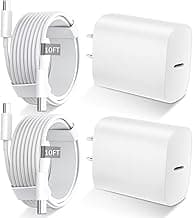 iPhone 17 16 15 Charger Fast Charging USB C Charger Type C Chargers with 10 Ft Long USB C to USB C Cable Fast Charging Cord for iPhone 17/Pro/Pro Max/17 Air/16/16 Pro/16 ProMax/15/Pro/ProMax,White