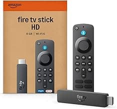 Amazon Fire TV Stick HD (newest model), free & live TV, Alexa Voice Remote, powered by the TV, effortless setup, find shows faster with Alexa+