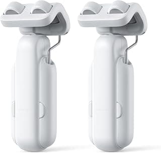 SwitchBot 2025 Automatic Curtain Opener 3 Rod-Bluetooth Remote Control, WiFi&APP Control, Upgraded High-Performance, Add Hub to Work with Alexa, Google Home, HomeKit via Matter(2025 Curtain Opener*2)