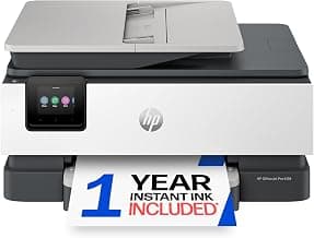 HP OfficeJet Pro 8139 Wireless All-in-One Color Inkjet Printer, Print, Scan, Copy, Fax, ADF, Duplex Printing Best-for-Home-Office, 1 Year Trial of Instant Ink Included, AI-Capable (C2VK3A)