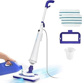 Professional Steam Mop Cleaner, 1300W Floor Steamer with Detergent Chamber