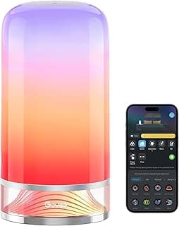 Govee RGBIC Smart Table Lamp 2, Touch Bedside Small Table Lamp (Corded) | LED Desk Lamp Compatible with SmartThings, Matter, Alexa, Nightstand Lamp for Bedroom Living Room Night Light, 64 Scene Modes