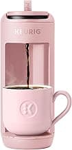 Keurig K-Mini Mate Single Serve K-Cup Pod Coffee Maker, Brews Up to 12 oz Cup, Compact Portable Coffee Machine for Small Spaces, Great for Dorms & Offices, Pink Sands